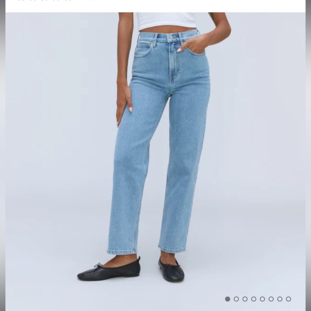 ✨Everlane Way High Jean size 30 Regular in Light Indigo✨